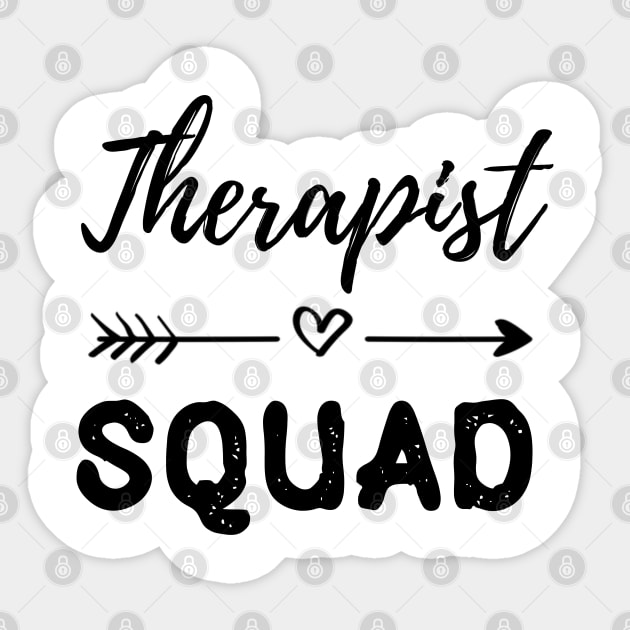 therapist squad Sticker by IndigoPine